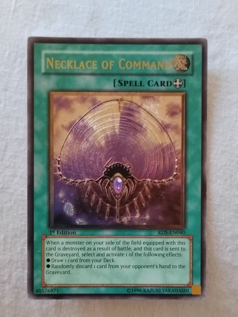 Necklace of Command 1st Ed Ultimate Rare RDS-EN040 Yu-Gi-Oh Spell